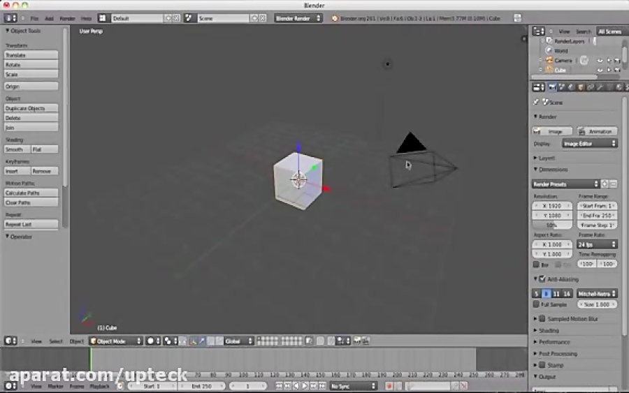 Beginners Blender 3D Tutorial 1 Starting Off