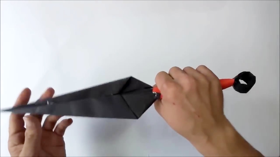 Cómo hacer una Kunai de papel Arma Ninja Casera