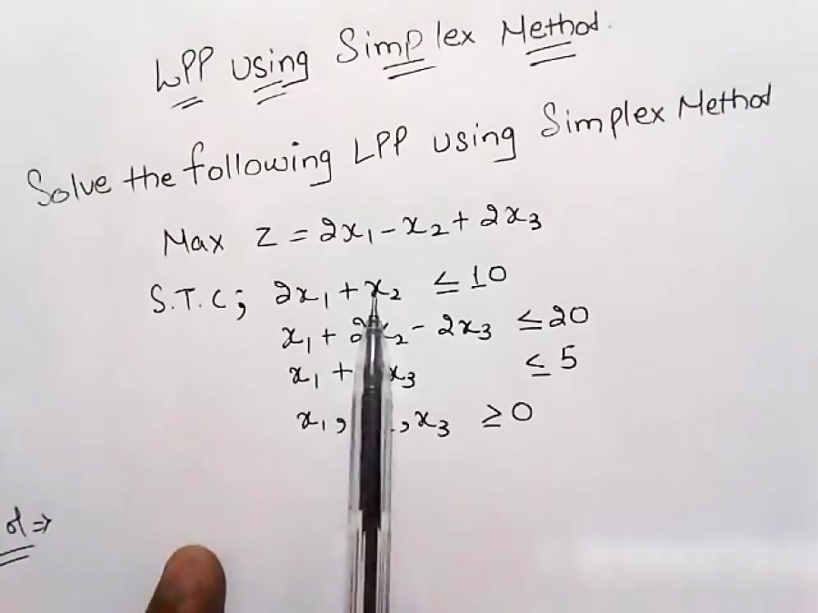 How To Solve Lpp Using Simplex Method In Operations Research Solved