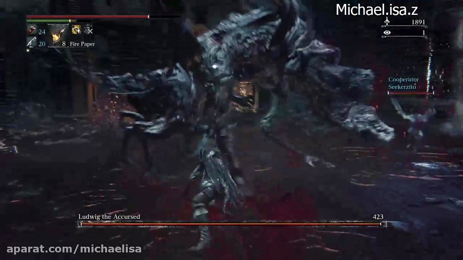 Bloodborne Ludwig The Accursed Boss Fight