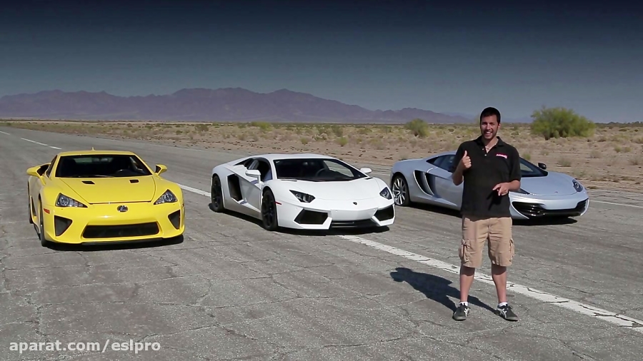 Bugatti Veyron Vs Lamborghini Aventador Vs Lexus Lfa Vs Mclaren Mp C