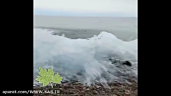 یخ زدن امواج اقیانوس درقطب-این ویدئو را باصدا نگاه کنید(f3271cc5f)
