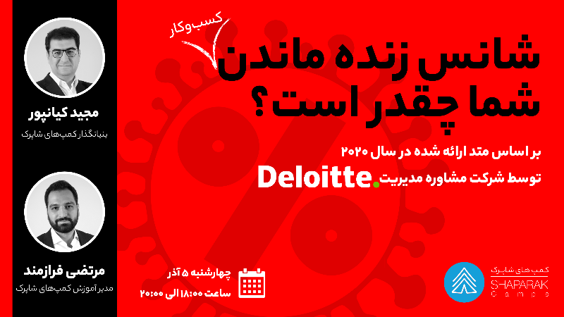 شانس زنده ماندن کسب و کار شما بعد از کرونا چقدر است؟