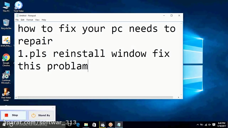 How to fix your PC needs to be repaired windows 10 2017 (0xc000000f )