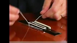 آموزش بستن سیم گیتار کلاسیک