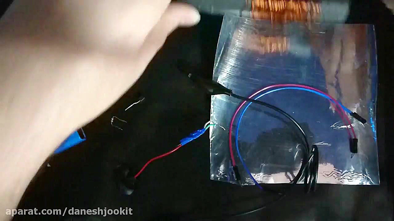 آموزش ساخت کویل تسلا Tesla Coil -روشن شدن لامپ بدون سیم زمان76ثانیه