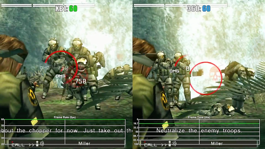 مقایسه فریم ریت بازی Metal Gear Solid Peace Walker
