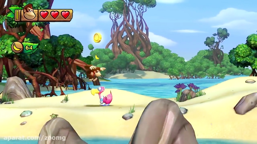 تریلر گیم پلی بازی Donkey Kong Country: Tropical Freeze