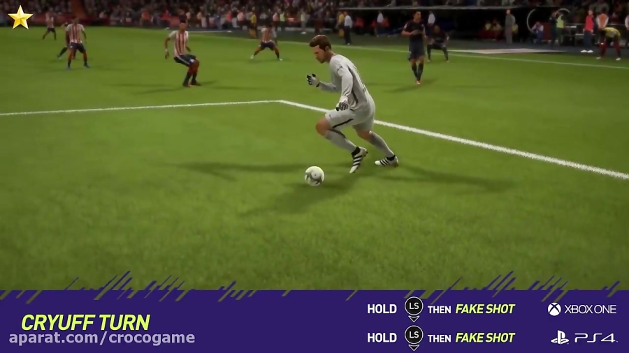 آموزش تکنیک های fifa 18 فیفا 18