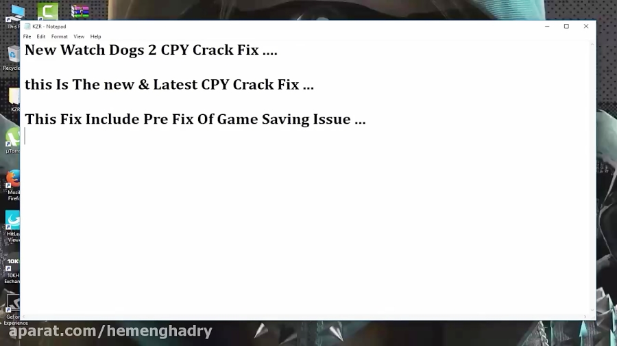 Watch Dogs 2 Crack Fix | Not Launching / Not Starting All Error Fixed
