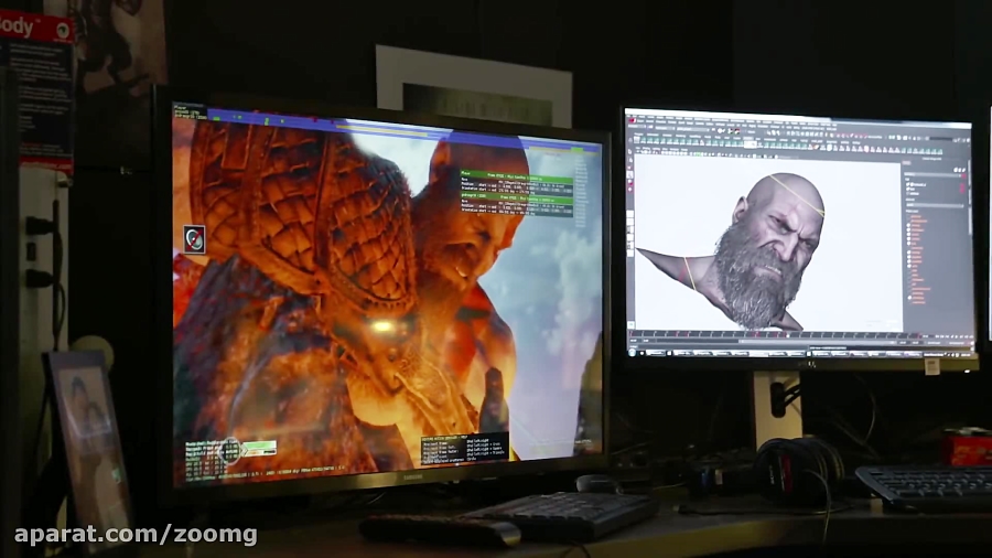 ویدیو پیشرفت شخصیت بازی در God of War - زومجی