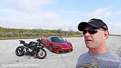 بی ام و S1000RR در مقابل مک لا...