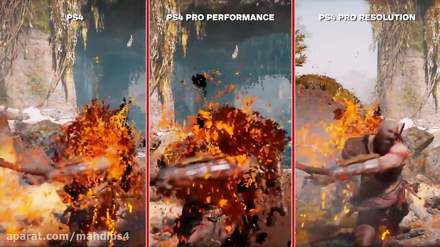 God of War Graphics : PS4 vs. PS4 Pro