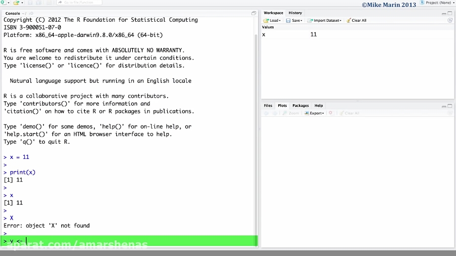 Getting Started With R (R Tutorial 1.3)