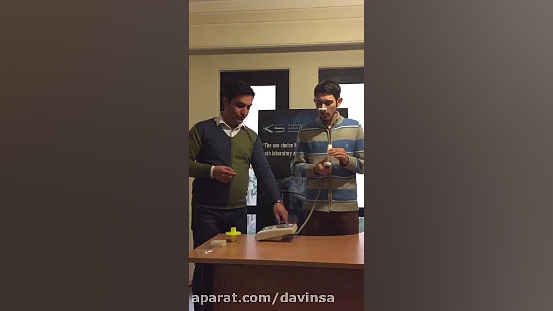 انجام تست اسپیرومتری FVC بوسیله دستگاه مدل Pony Fx اندودنتیکس