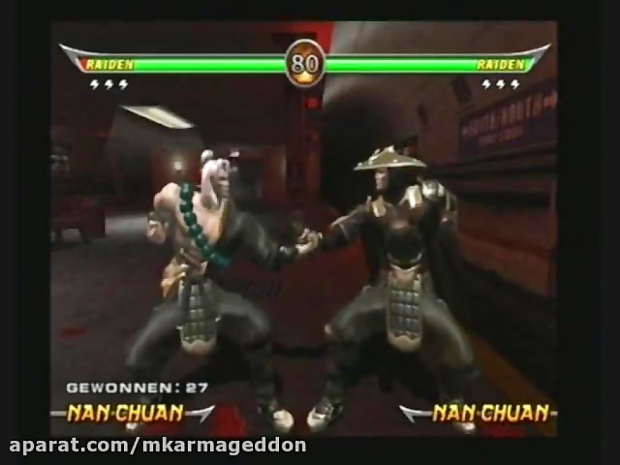 Mortal Kombat Armageddon - Subway Death on all Characters ( Part 2/2 )