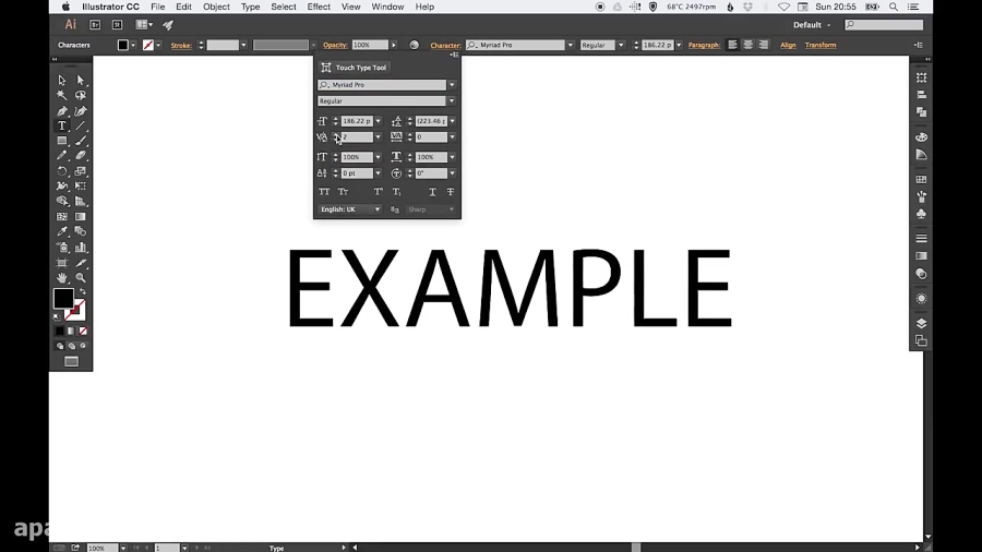 Learn How to Adjust Kerning Letter Spacing in Adobe Illustrator Dansky