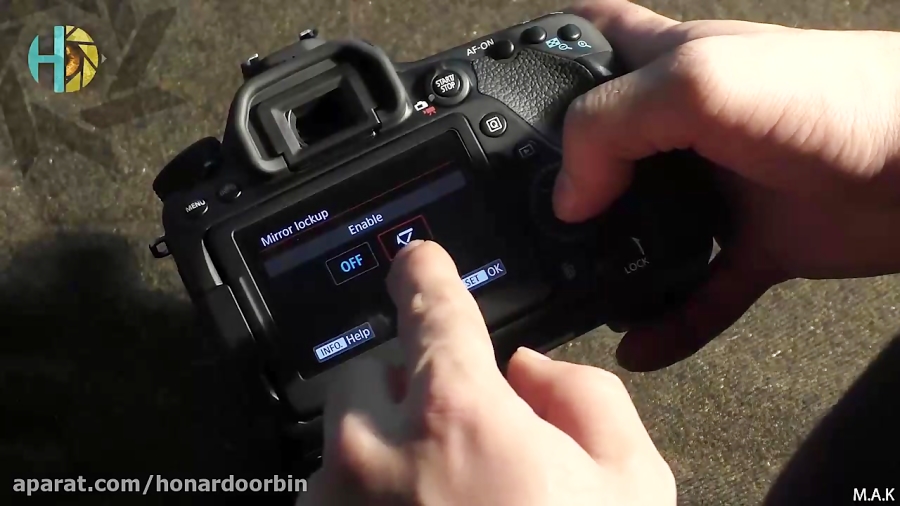 کاربرد گزینه Mirror LockUp یا قفل آینه