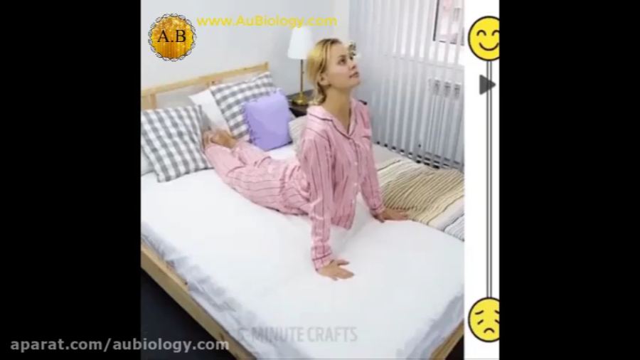 یوگا و نرمش در رختخواب!