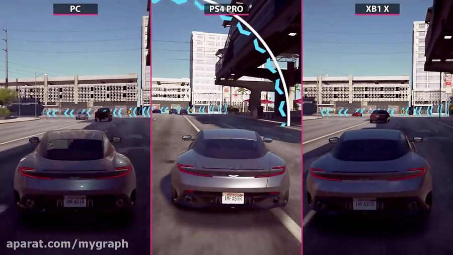 [4K] Need for Speed Payback ndash; PC vs. PS4 Pro vs. Xbox One X Graphics Comparison