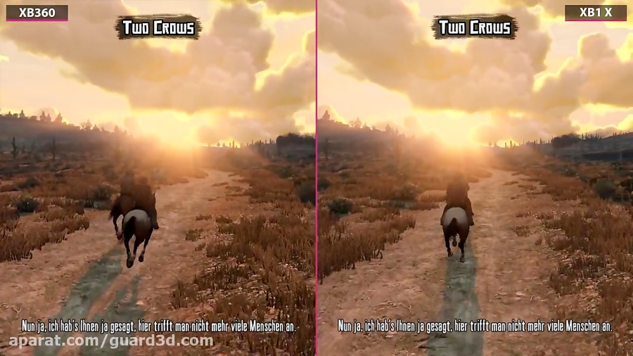 عملکرد Red Dead Redemption روی Xbox 360 و Xbox One X