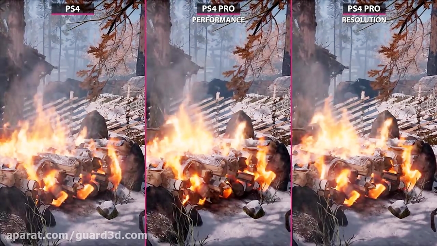 عملکرد God of War بر روی PS4 و PS4 Pro