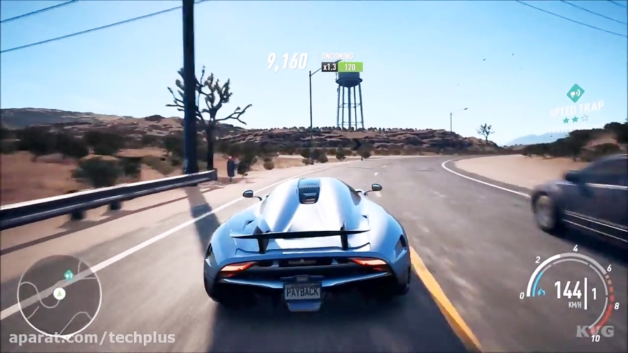 رانندگی با Koenigsegg Regera در NFS Payback