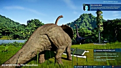 Jurassic World Evolution -اولین گیم پلی رسمی