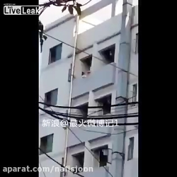 پریدن دختر توهمی از طبقه ششم ب...