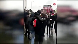 درگیری شدید هواداران لیورپول و...