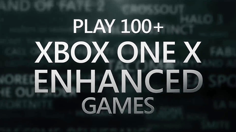 تریلر معرفی 100  Xbox One X Enhanced زمان38ثانیه