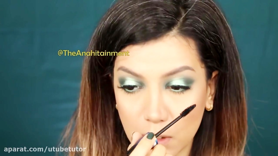 آموزش آرایش سبز هیلو Green Halo Eyes