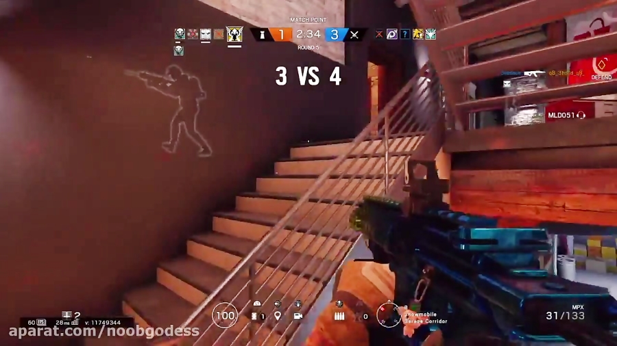 Rainbow Six Siege | Ela 1v4 Clutch