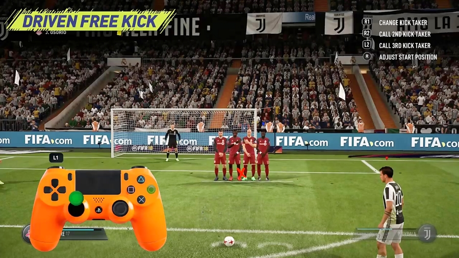 آموزش ضربه آزاد فیفا۱۸ / FIFA18 FREEKICK