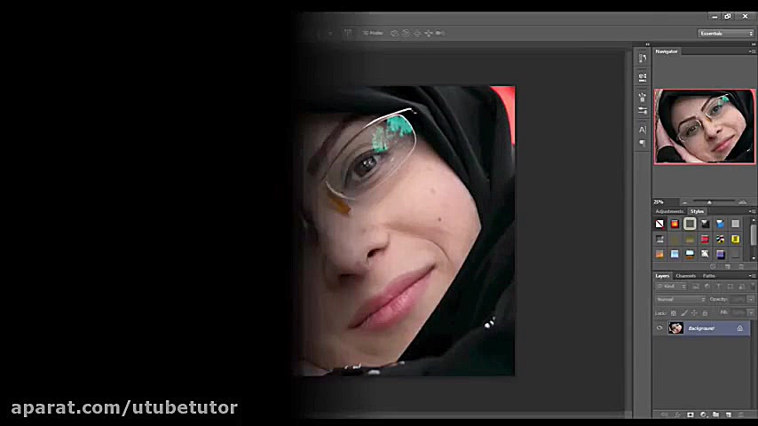 آموزش برطرف کردن چروک و لک صورت در فتوشاپ - How To Clean Face Skin On Photoshop رفع چین و چروک