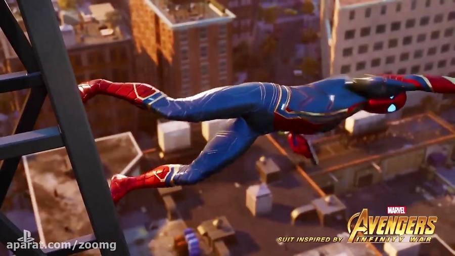 تریلر لباس Iron Spider بازی Spider - Man