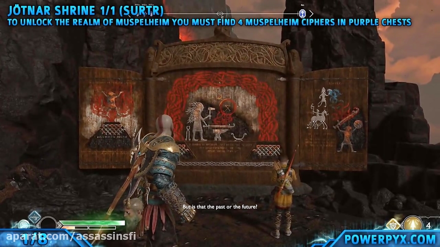 God of War Muspelheim All Collectible Locations (Ravens, Chests, Artefacts, Shrines) 100