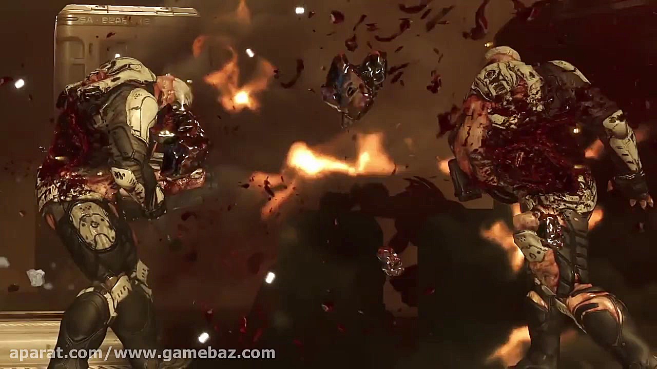 تریلر و معرفی بازی سراسر خشونت رستاخیز 4 (Doom) زمان87ثانیه