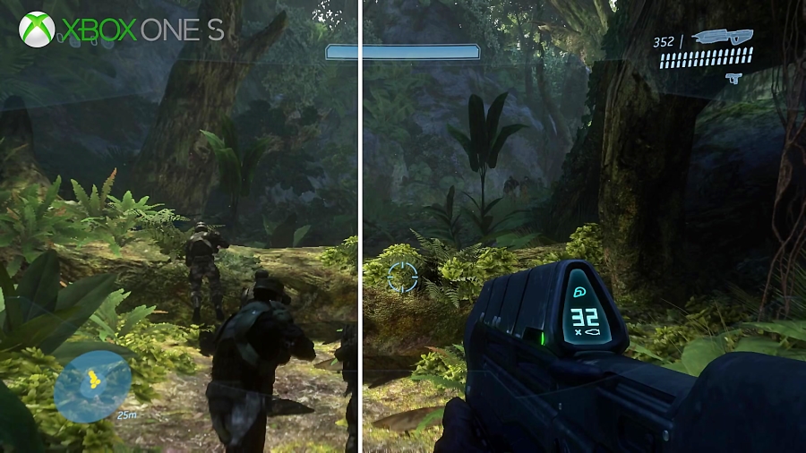 مقایسه گرافیک بازی Halo 3 - XOX vs XO