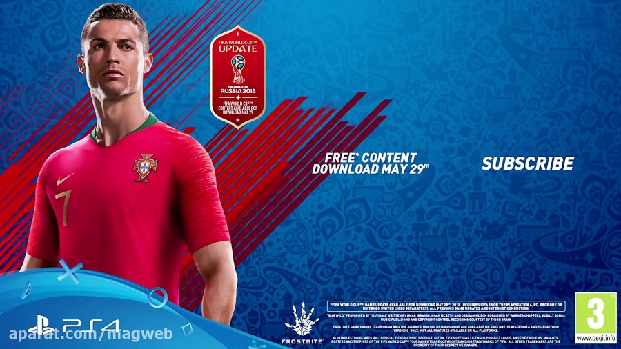 تریلر معرفی نسخه جام جهانی 2018 بازی FIFA 18