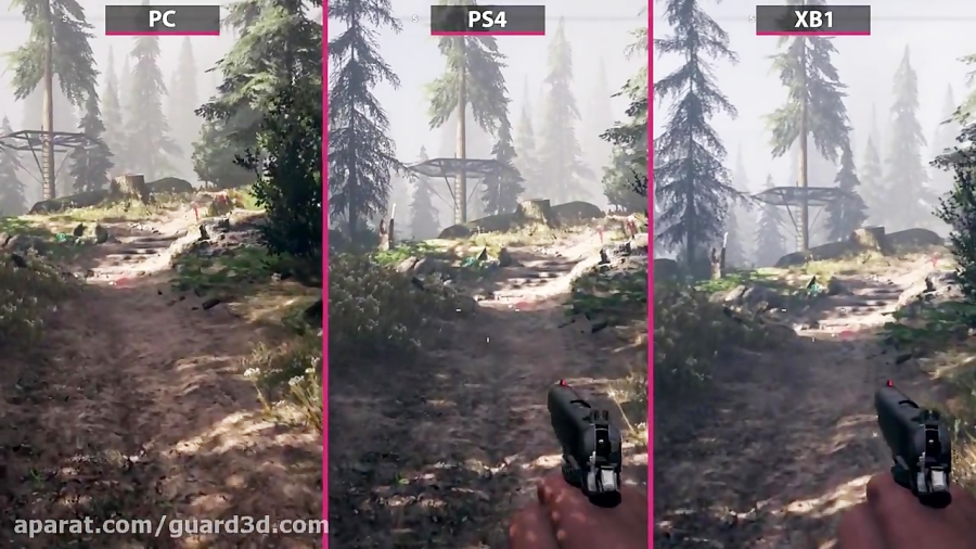 مقایسه گرافیک Far Cry 5 روی PC Ultra و PS4 و XOne