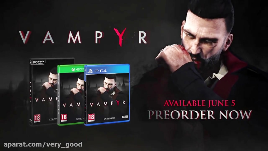 VAMPYR Gameplay Trailer (2018) PS4/Xbox One/PC