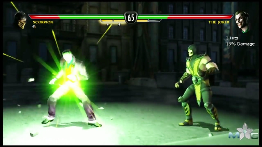 بازی مورتال کومبت : نبرد عقرب و دلقک Scorpion vs Joker