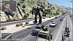 مبارزه آپتیموس پرایم و پاور رن...