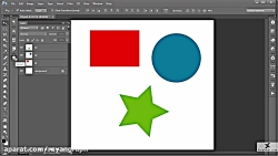 2) آشنایی با پنل لایه ها