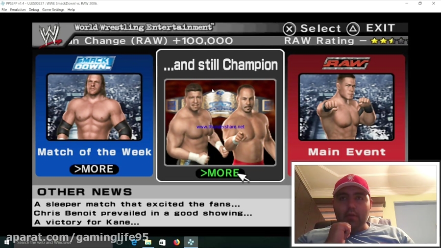 WWE:SmackDown vs. Raw 2006-GM Mode(قسمت سوم)