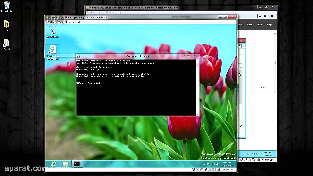 Server 2012 Deploy Desktop Shortcuts (GPO/ GPP) مجید کریمی