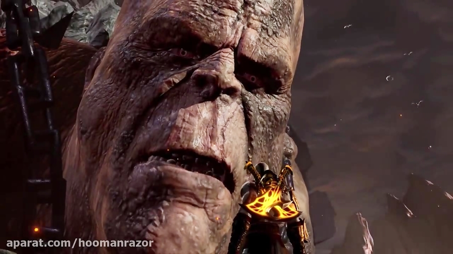 God of War 3 Remastered: Cronos Boss Fight PS4 (1080p 60fps)