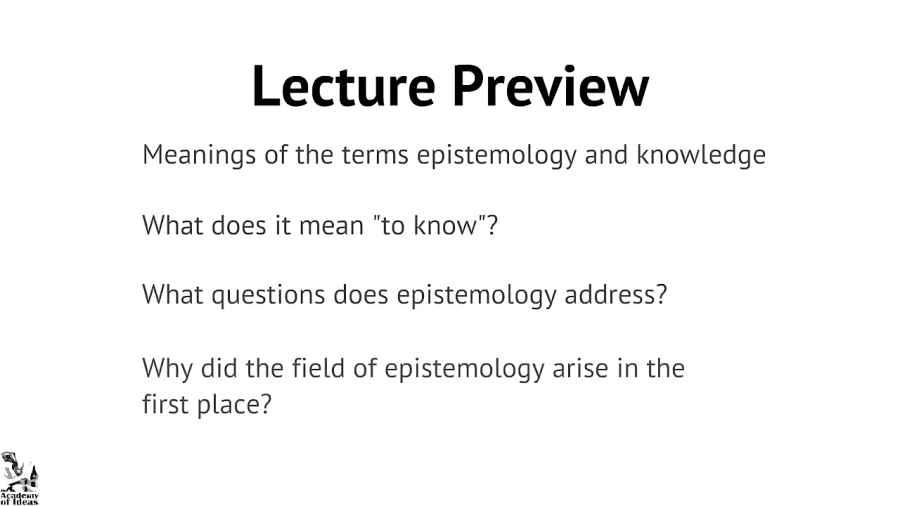 Introduction To Epistemology