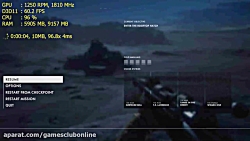 Battlefield 1 فریم ریت GTX 1060 3G